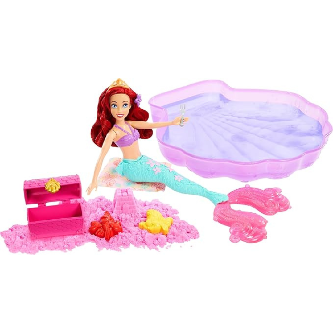 10-Piece Mattel Disney Ariel Mermaid Doll & Pool Set