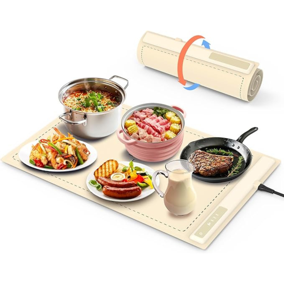 Rollable & Portable Premium Silicone Electric Warming Tray