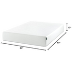 ZINUS 10" Queen Size Green Tea Memory Foam Mattress