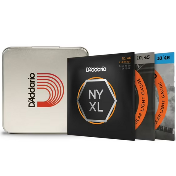 D'Addario NYXL, XL Nickel & Pure Nickel Electric Guitar String Sample Pack