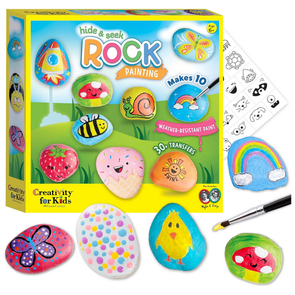 Creativity For Kids Hide And Seek Rock Painting Kit