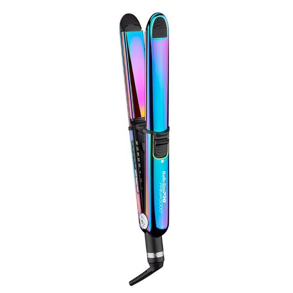 BaBylissPRO Nano Titanium Prima Ionic Hair Straightener, Curl And Straighten Hair With One Professional Tool