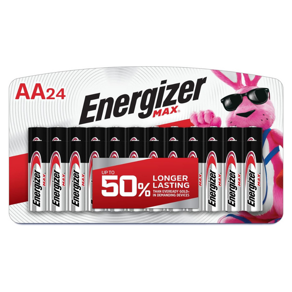 24-Count Energizer Max AA Alkaline Batteries