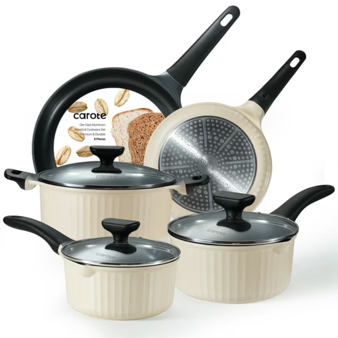 Carote Nonstick 8-Piece Pots And Pans Set (Various)