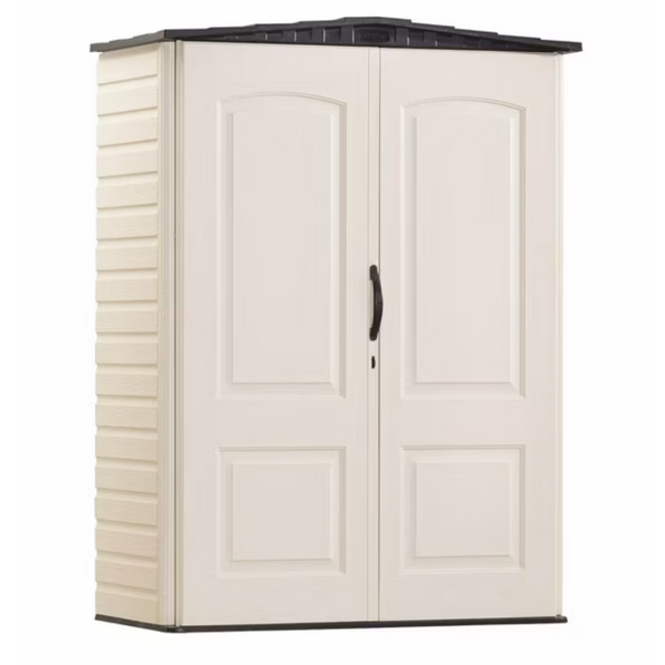 Rubbermaid Resin Weather Resistant Outdoor Storage Shed (4'5" x 2'3")