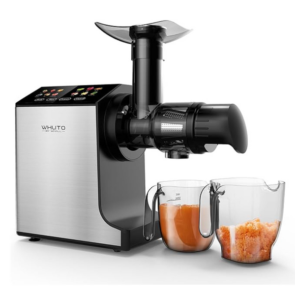 Whuto Touch Screen Stainless Cold Press Juicer With Brush