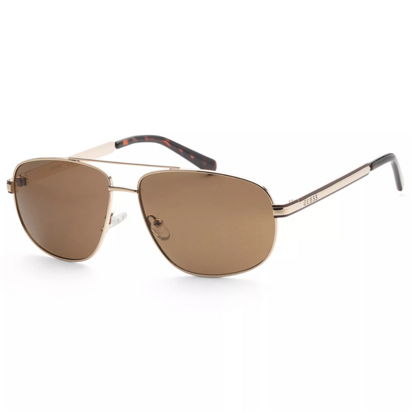 Guess GF0244-32E Men's 60 Mm Gold Sunglasses