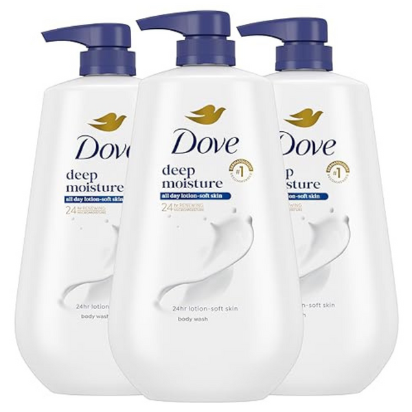 3-Pack 30.6-Oz Dove Body Wash With Pumps