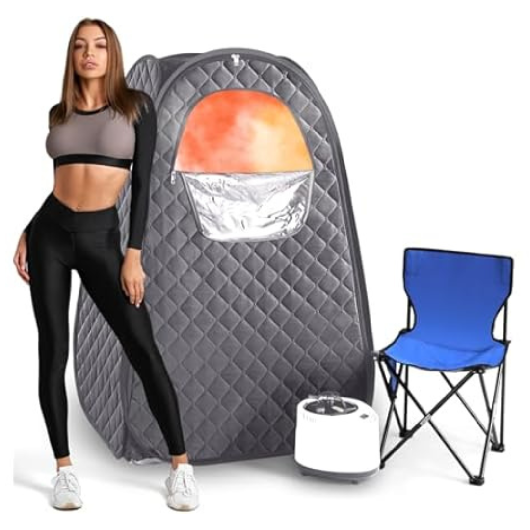 IvyBess 2.6L 1000W Portable Portable Steam Full Body Sauna