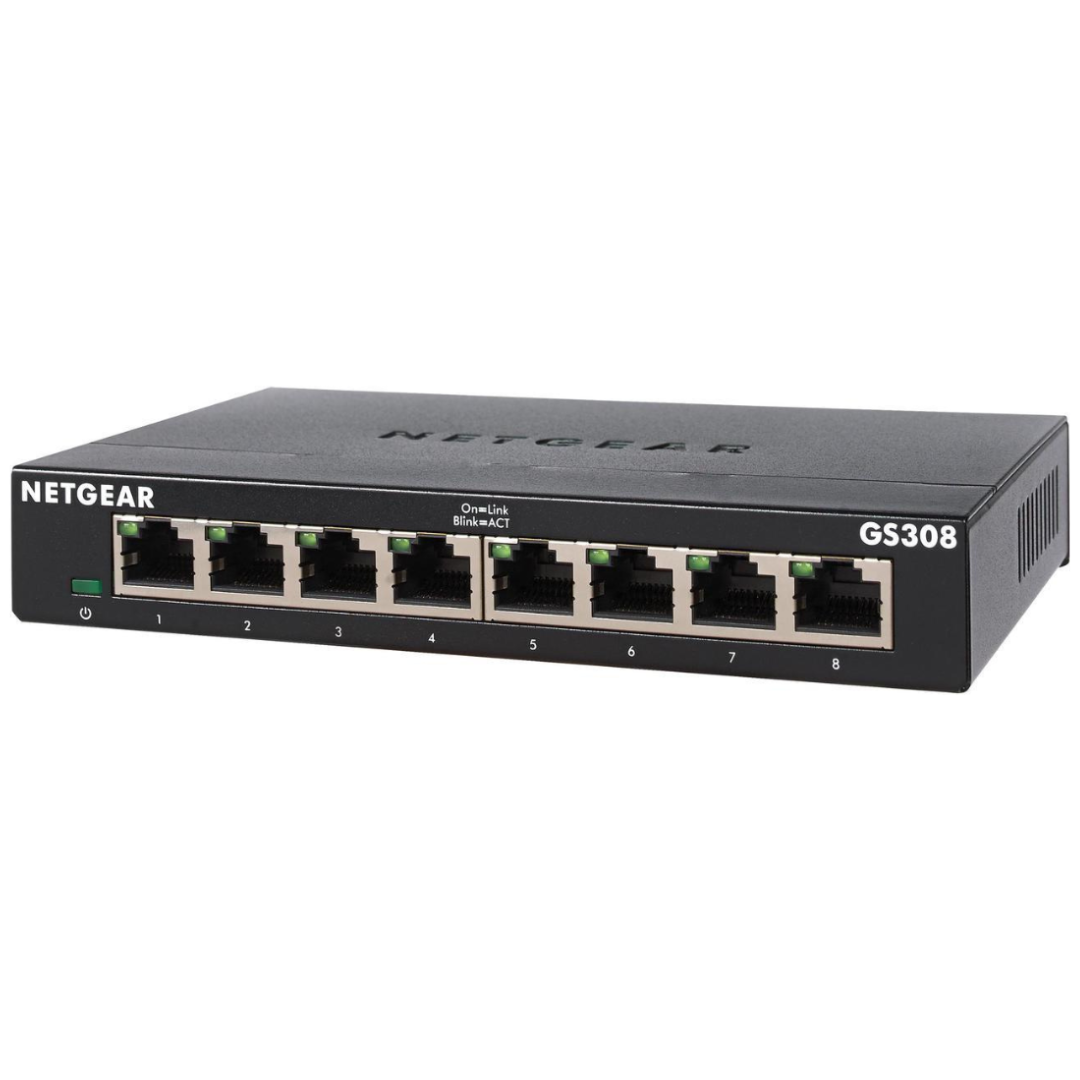 Netgear GS308 8-Port Gigabit Ethernet Unmanaged Desktop Switch