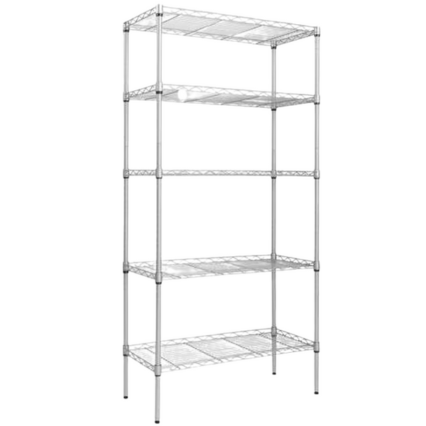 5-Tier Ktaxon Wire Shelving Steel Storage Rack Unit