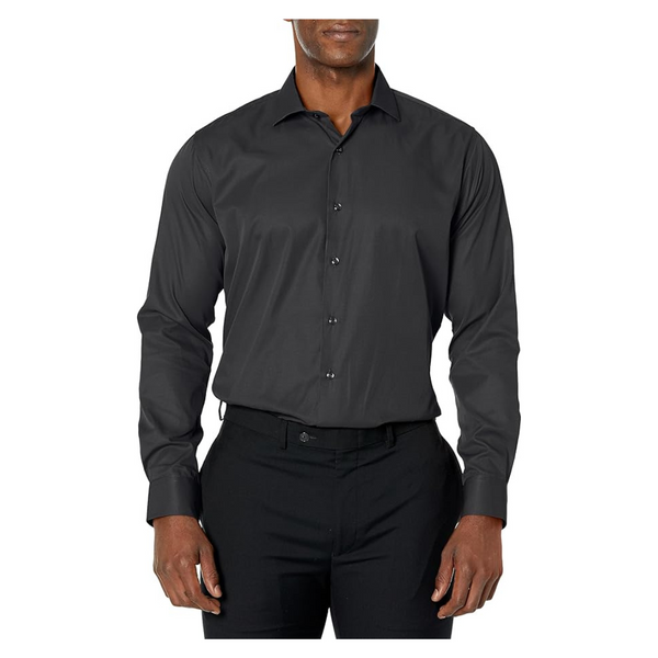 a.x.n.y Men's Slim Fit Solid Cotton Dress Shirt