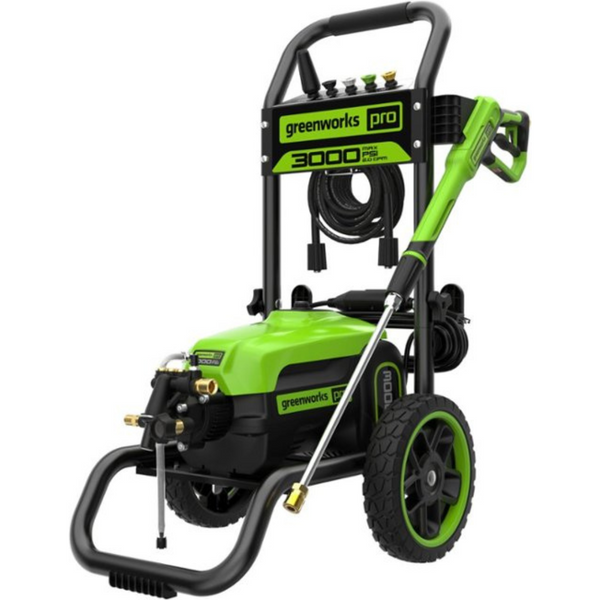 Greenworks 3000 PSI Electric Pressure Washer (Green)