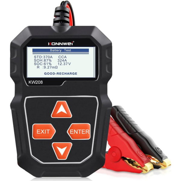 Konnwei KW208 12V 100-2000 CCA Load Car Battery Tester