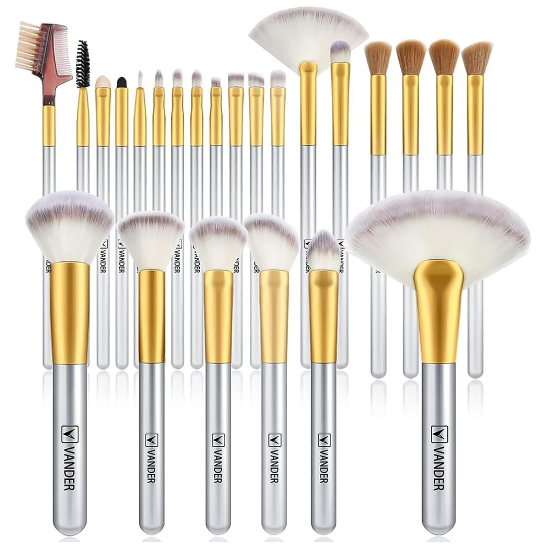 24-Piece Vander Premium Cosmetic Makeup Brush Set