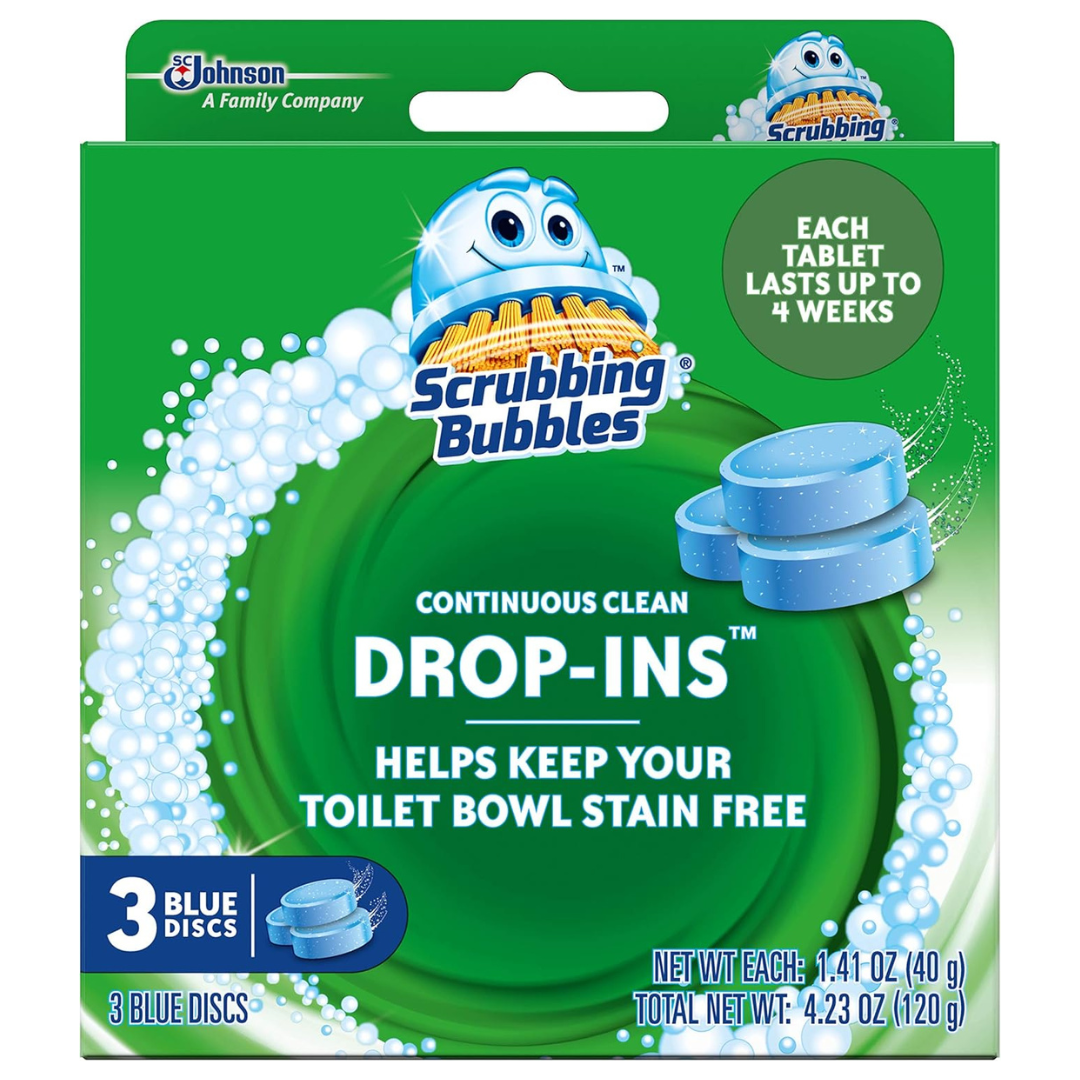 3-Count Scrubbing Bubbles Continuous Clean Toilet Cleaner Tablets