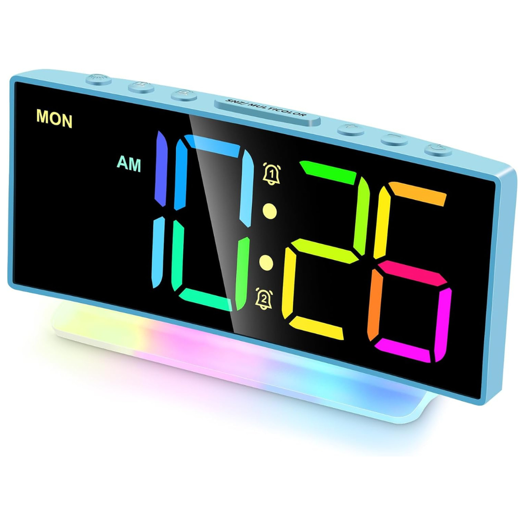 Modern Digital Loud Alarm Clock (4 Colors)