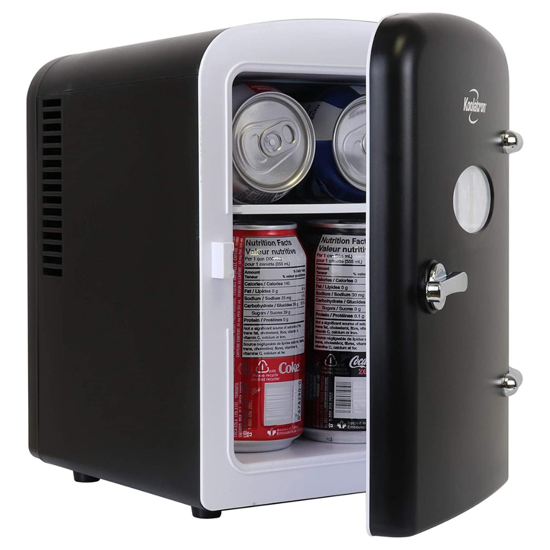 Koolatron 12V 110V Mini Fridge, 8 Can