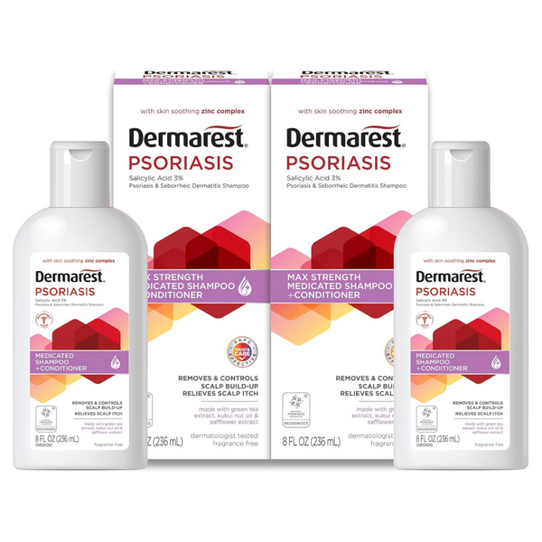 2-Pack Dermarest Psoriasis Medicated Shampoo And Conditioner (8 Fl Oz)