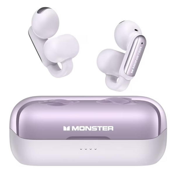 Monster Open Ear Comfortable Clip-On Bluetooth Earbuds (3 Colors)