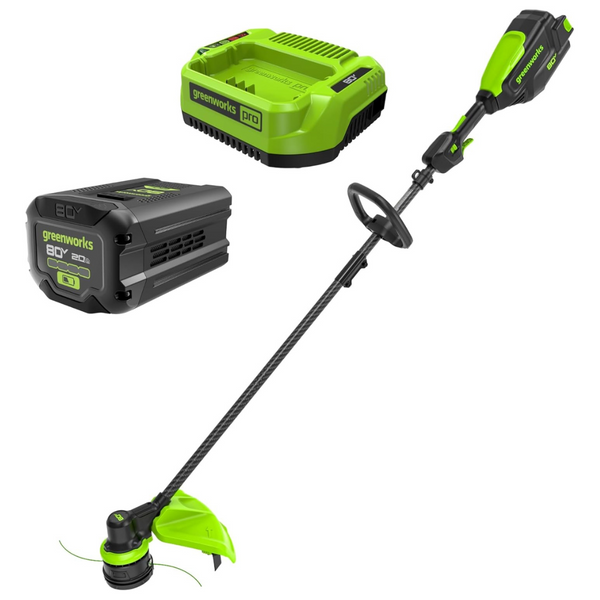 Greenworks 80V 16" Brushless Cordless String Trimmer (Carbon Fiber)