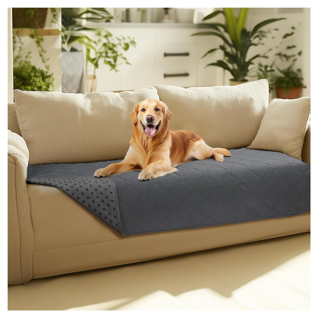 30" x 70" 100% Waterproof Couch Cover Pet Blanket (2-Colors)