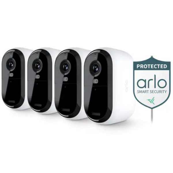 Arlo Essential 4-Camera Outdoor Wireless 2K Security Camera