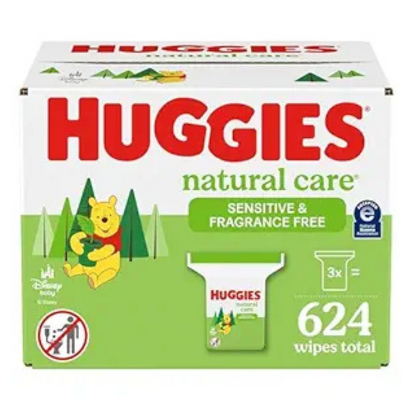 624-Count Huggies Natural Care Sensitive Baby Wipes