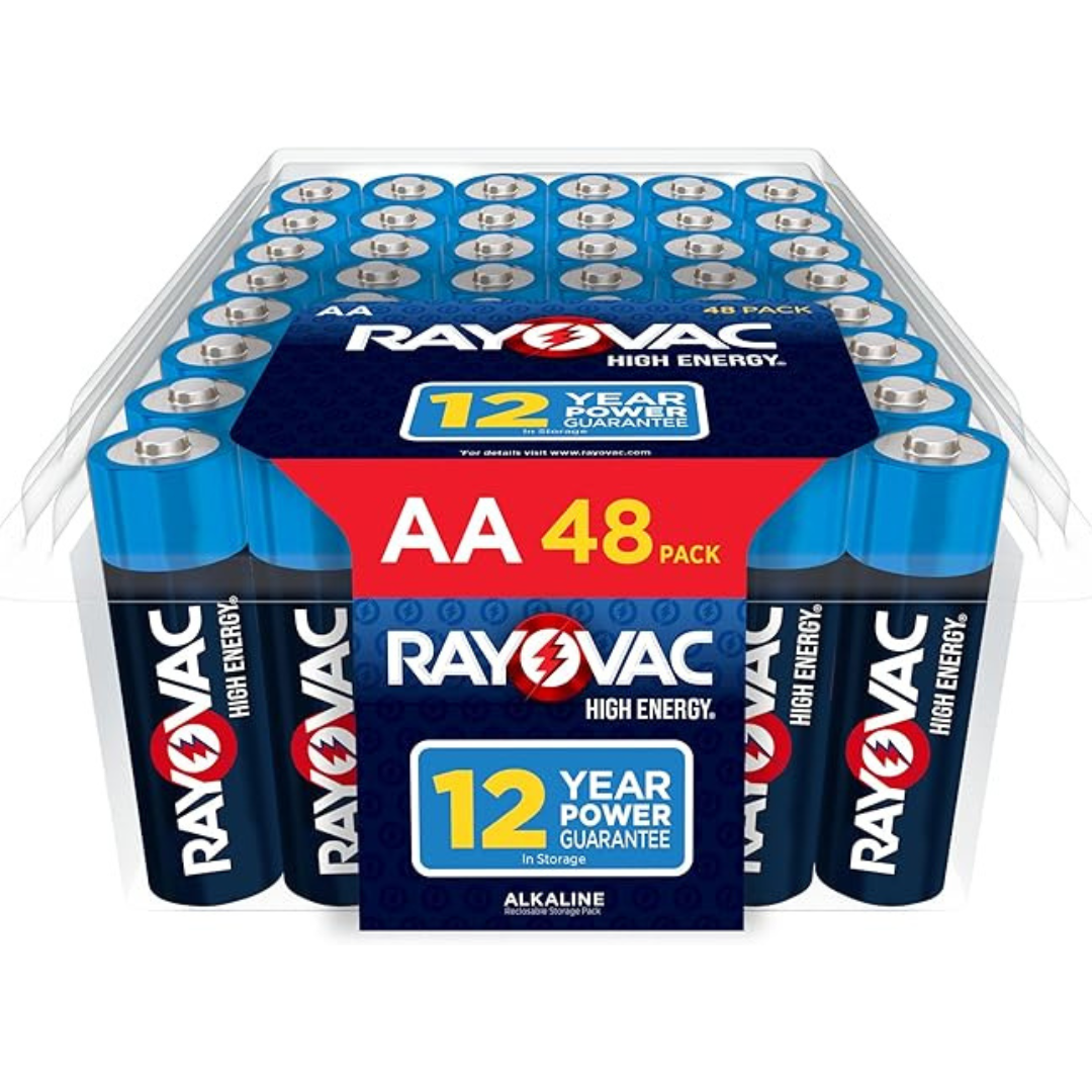 48-Count Rayovac High-Energy Alkaline AA Batteries