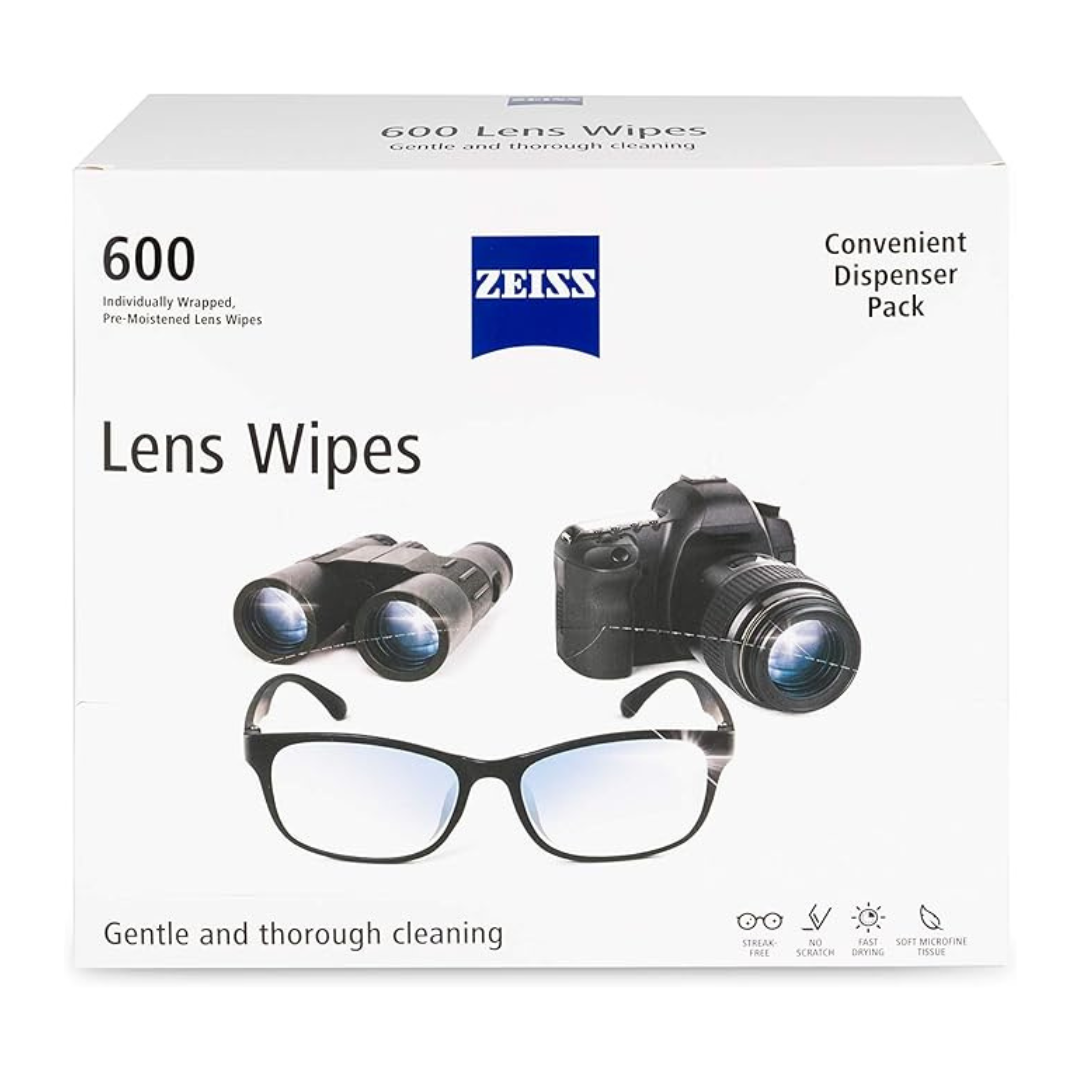 600-Count ZEISS Pre-Moistened Lens Cleaning Wipes