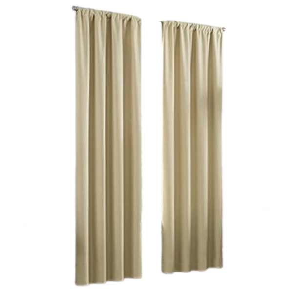 ECLIPSE 42" x 95" Kendall Modern Blackout Window Curtain