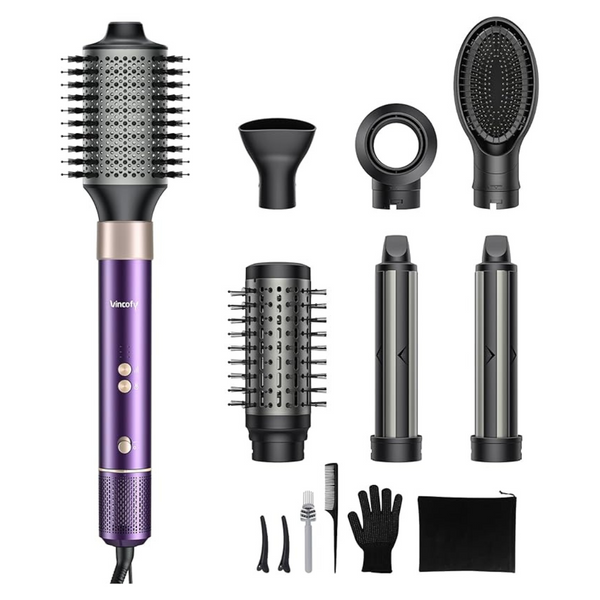 Vincofy 7-In-1 Blow Dryer Brush & Hair Dryer