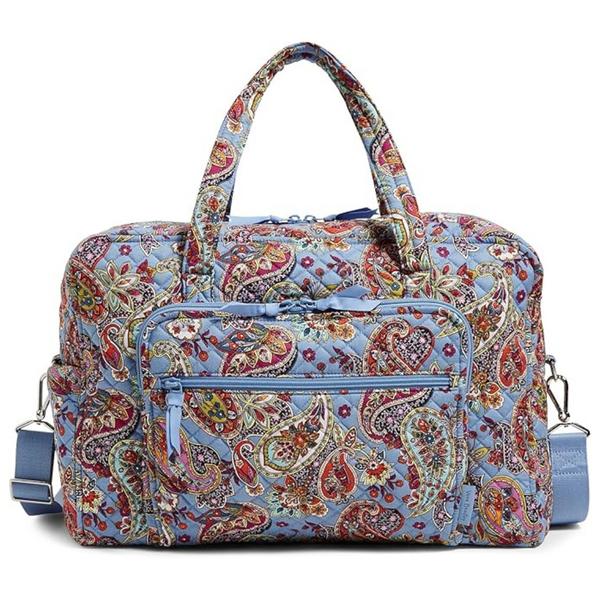 Vera Bradley Women's Cotton Weekender Travel Bag