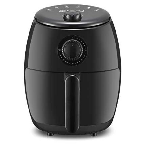 Elite Gourmet 1000W 2.1 Quart Personal Compact Electric Hot Air Fryer