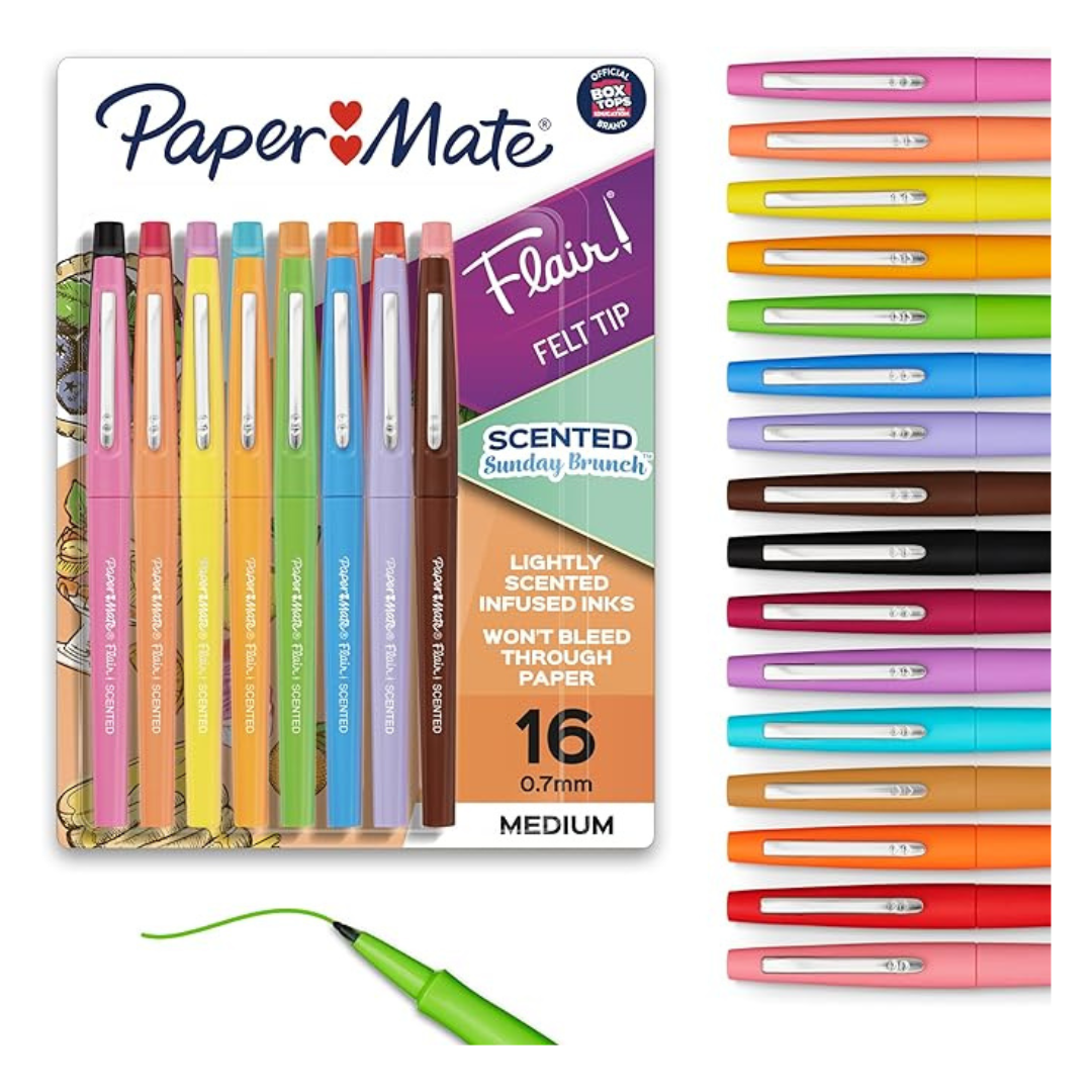 16-Count Paper Mate Scented Felt Tip Pens