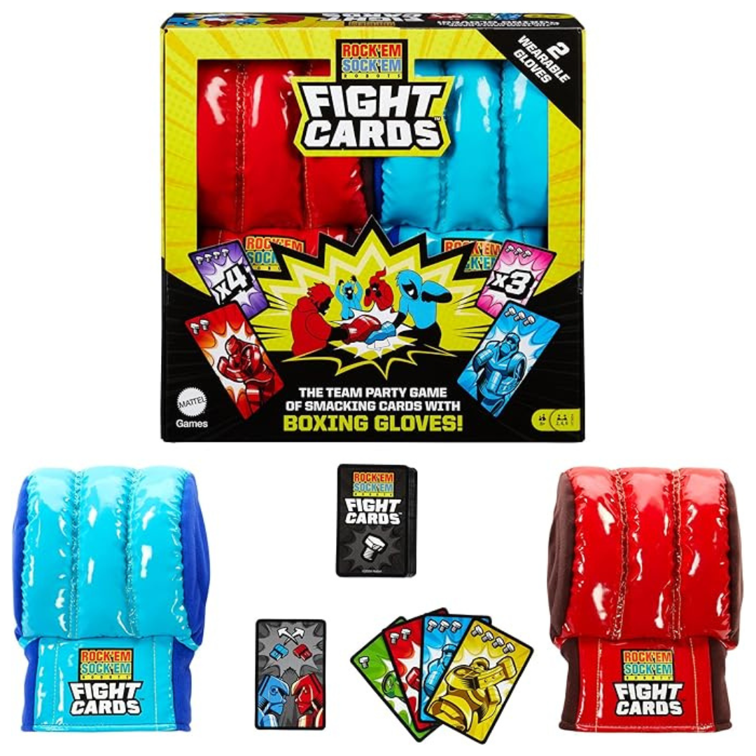 Mattel Games Rock Em Sock Em Robots Fight Cards Card Game