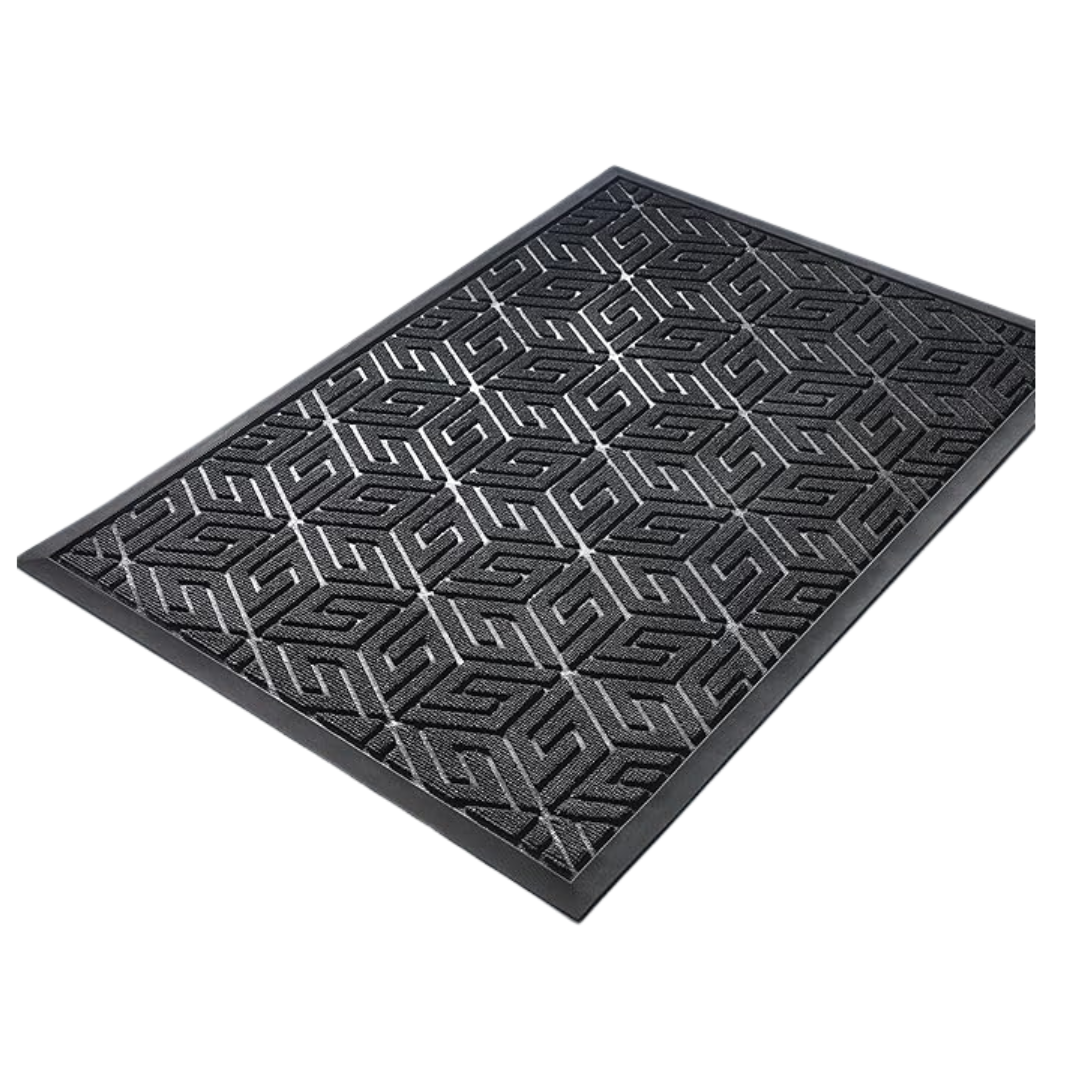 Non Slip Natural Rubber Backing Waterproof Front Door Mat (17" x 29.5")