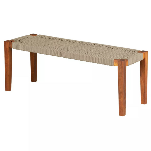 South Shore Balka Wood And Rope Bench