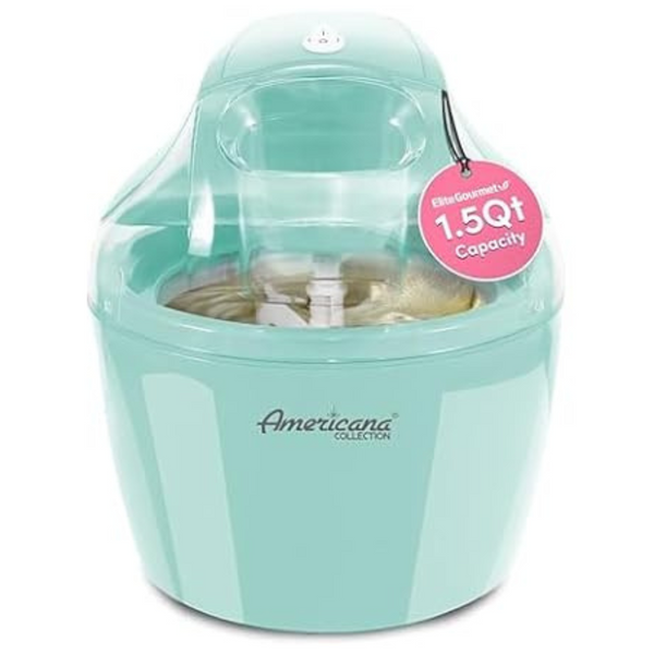 Americana 1.5 Qt Freezer Bowl Automatic Easy Electric Ice Cream Maker