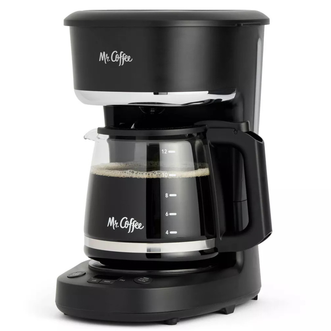 Mr. Coffee 12-Cup Programmable Drip Coffee Maker (Black)