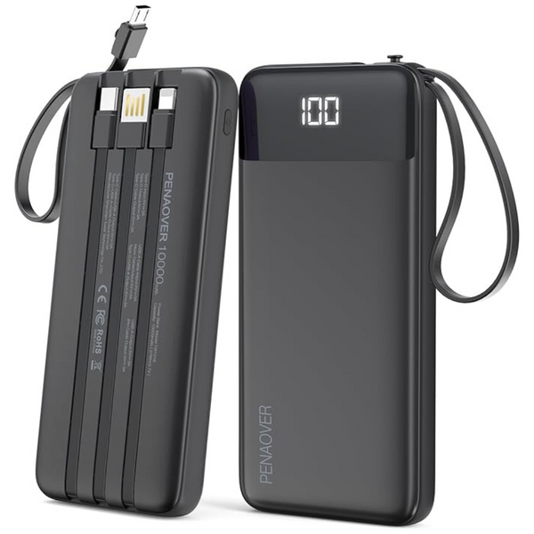 Penaover 10000mAh Portable Power Bank (2 Colors)