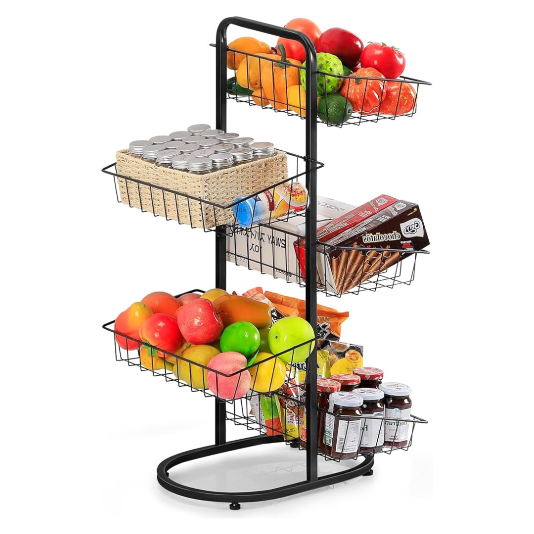 5 Tier Fruit Vegetable Basket For Kitchen