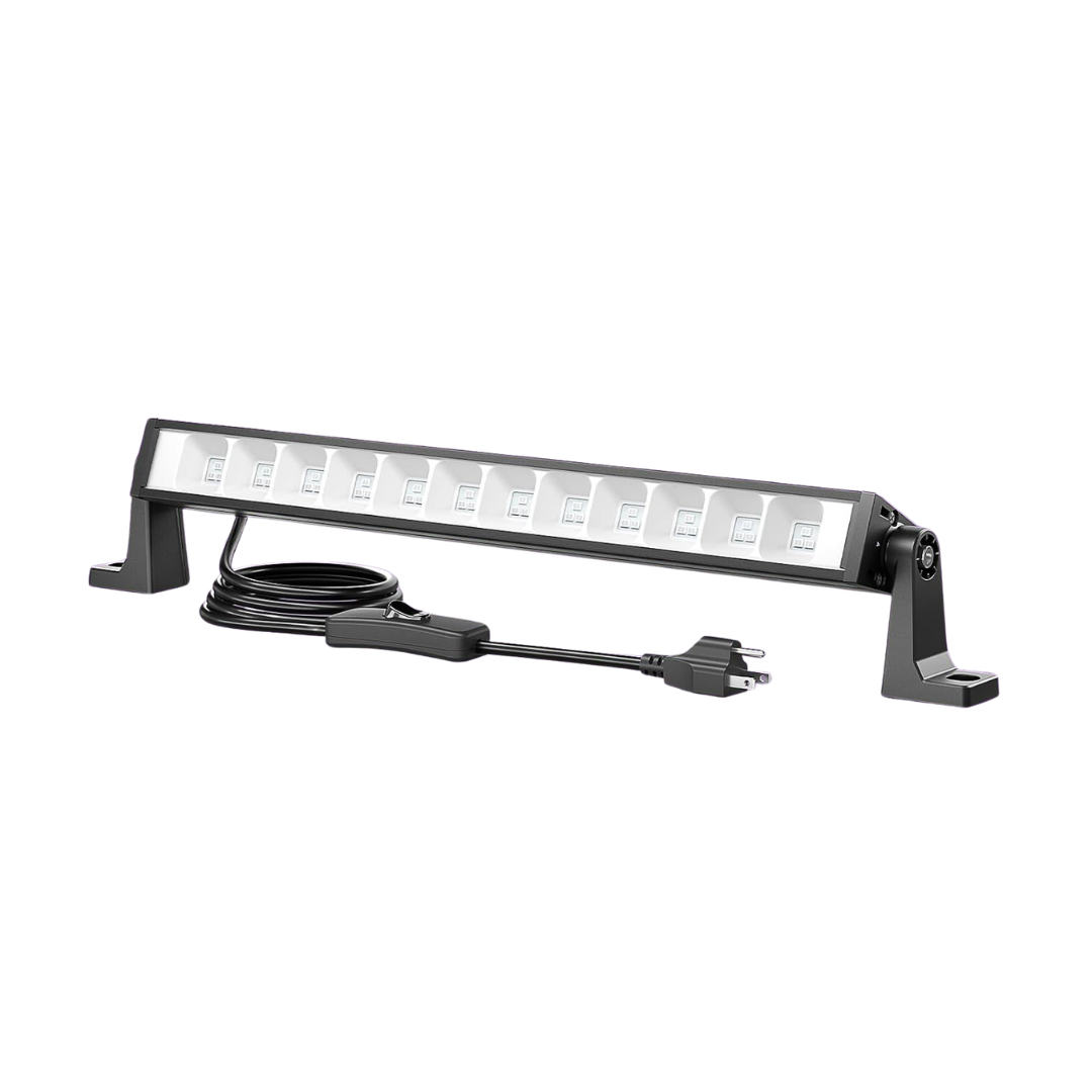 2-Piece 27W 60 LEDs Black Light Bar With Plug And 5ft Cable