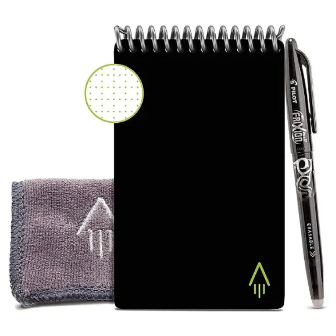 3.5" x 5.5" Rocketbook Smart Reusable Notebook (Infinity Black)