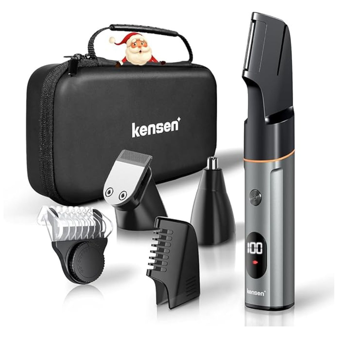 Kensen 3-In-1 Waterproof Body Hair Trimmer For Men