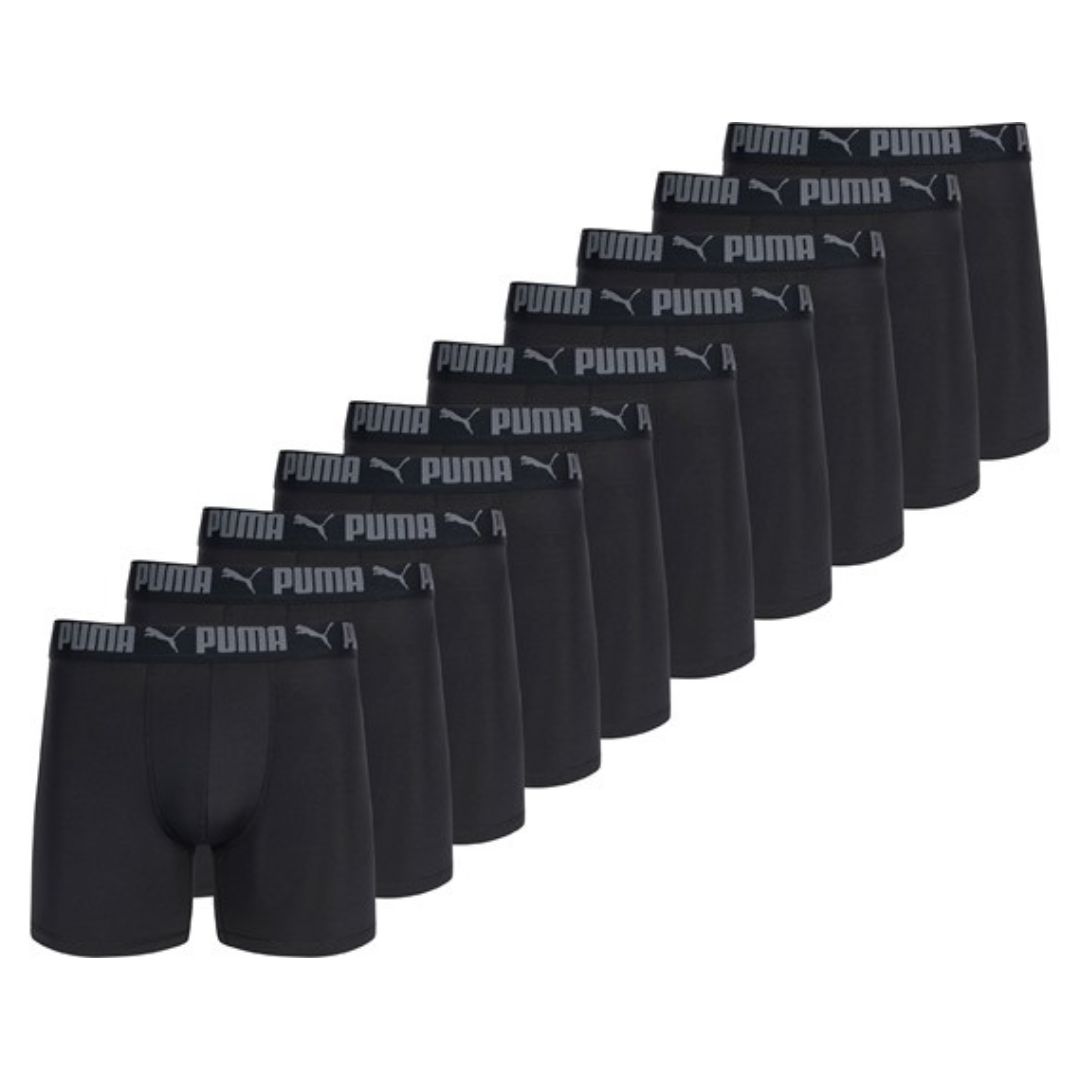 10-Pack PUMA Men's Performance Boxer Briefs (Various)