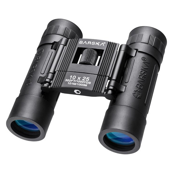 Barska Lucid View 10x25 Compact Binoculars (Blue Lens)