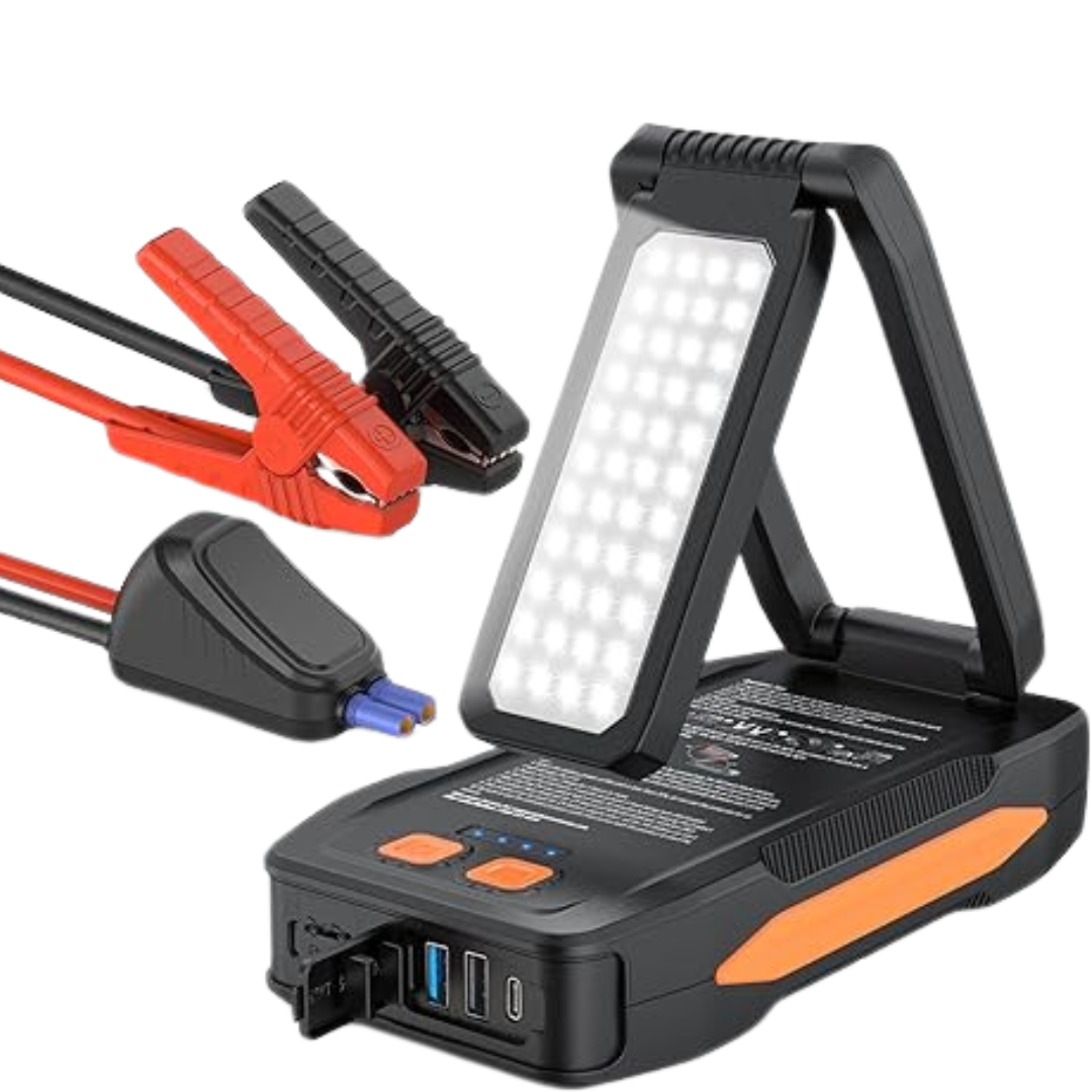 Bizewo 60W 2000A Portable Jump Starter Battery Pack With LED Light