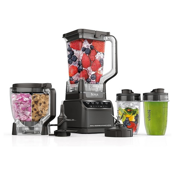 Ninja 1200 Watt Blender, Pitcher, 8-Cup Food Processor Bowl, Smoothie Cup