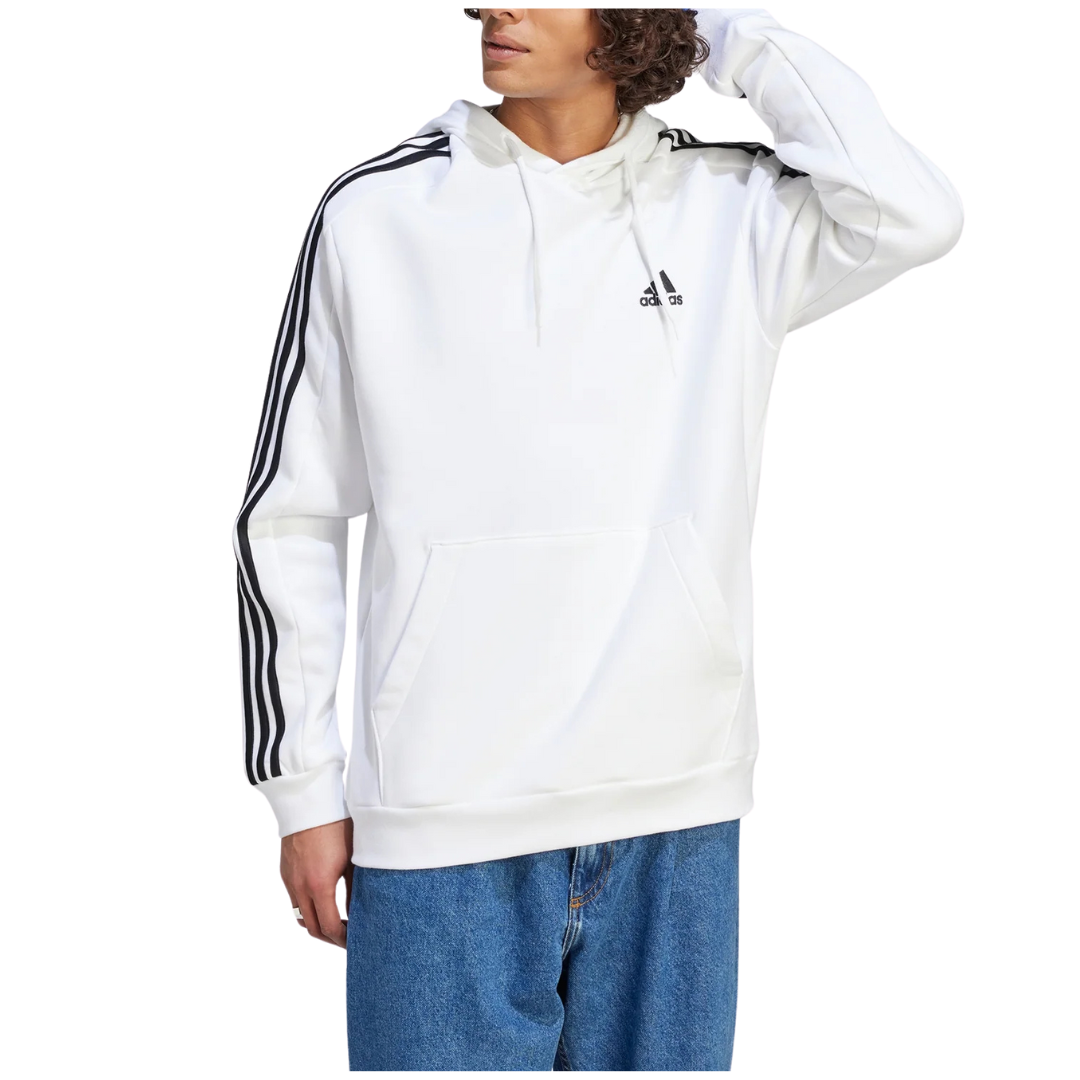 Adidas Men’s Essentials Fleece 3-Stripes Hoodie